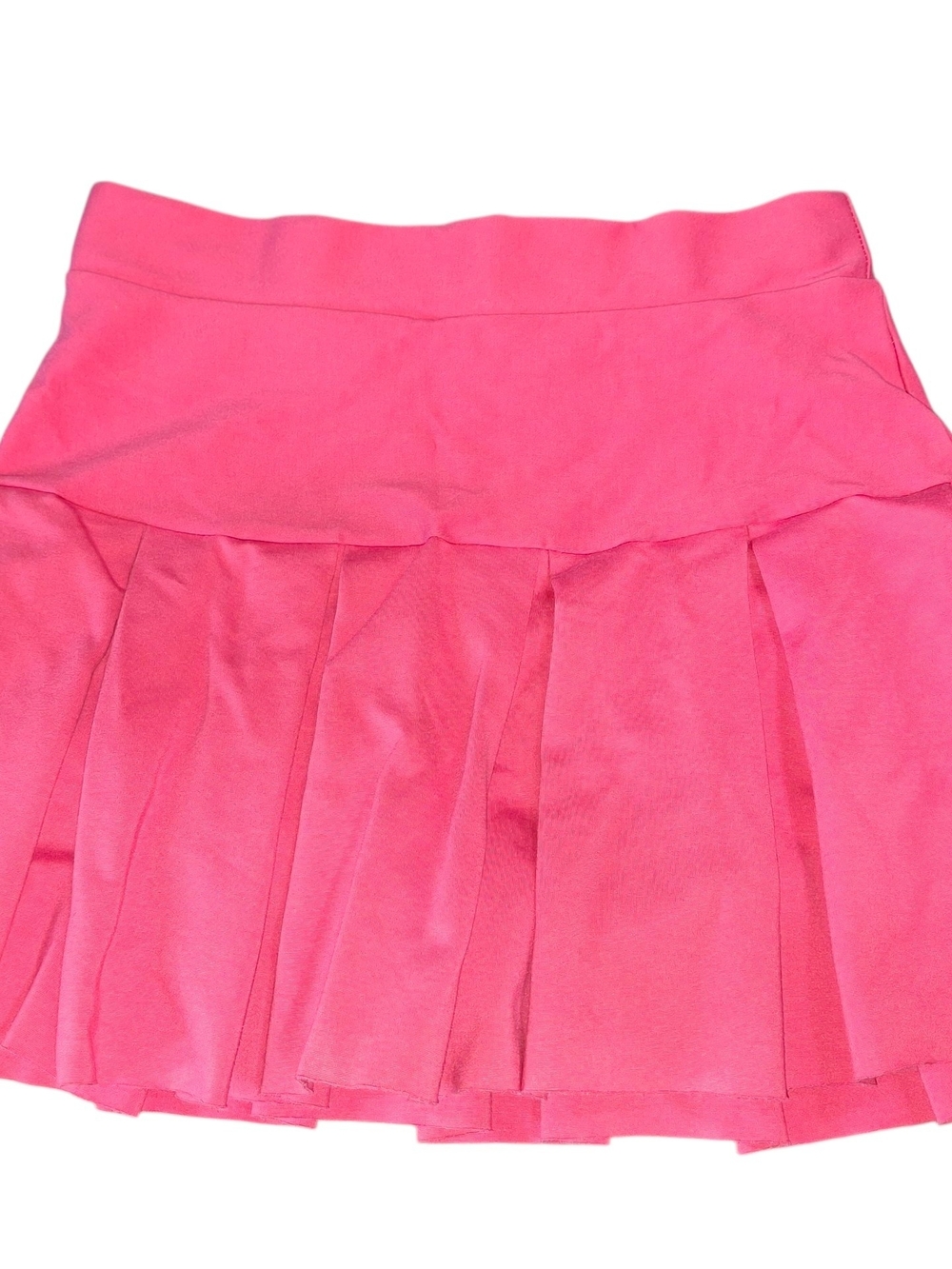 Dolls Kill Fremch Kiss Hot Pink Pleated Skater Skirt Size L